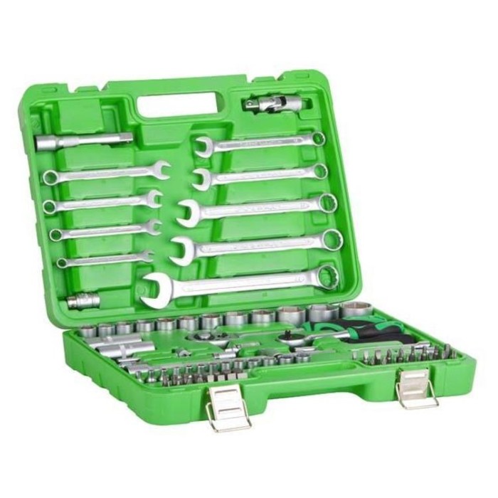 купить купить Набор инструментов 1/2&quot;и 1/4&quot;, 82 ед, INTERTOOL ET-6082SP  