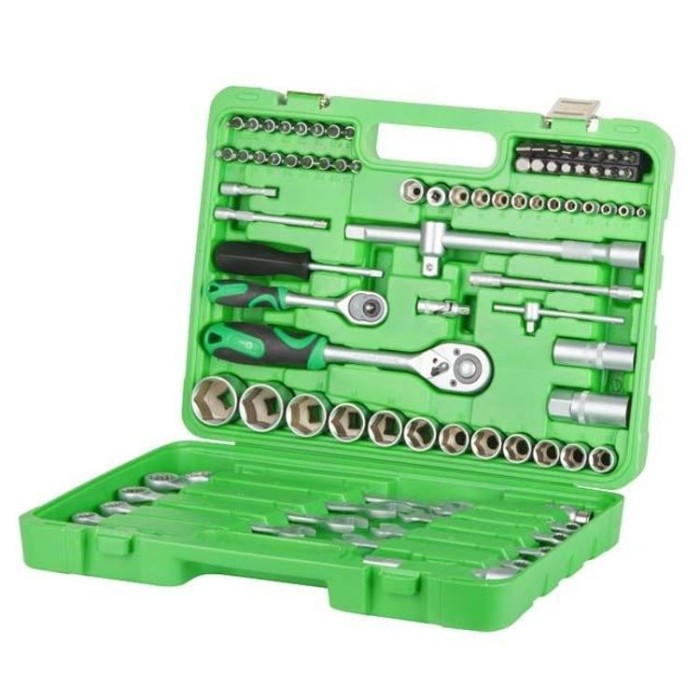купить купить Набор инструментов 1/2&quot;и 1/4&quot;, 82 ед, INTERTOOL ET-6082SP  