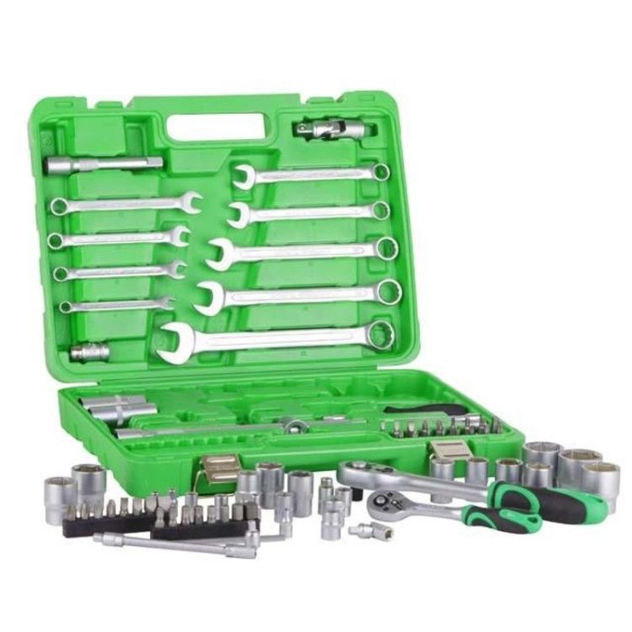 купить купить Набор инструментов 1/2&quot;и 1/4&quot;, 82 ед, INTERTOOL ET-6082SP  