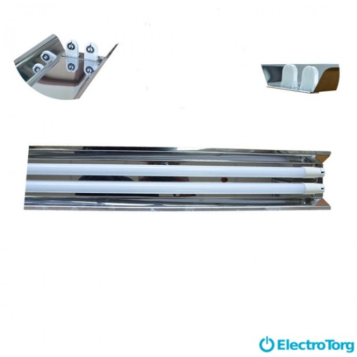 купить купить Светильник светодиодный П-1245 (нерж.) ElectroTorg  