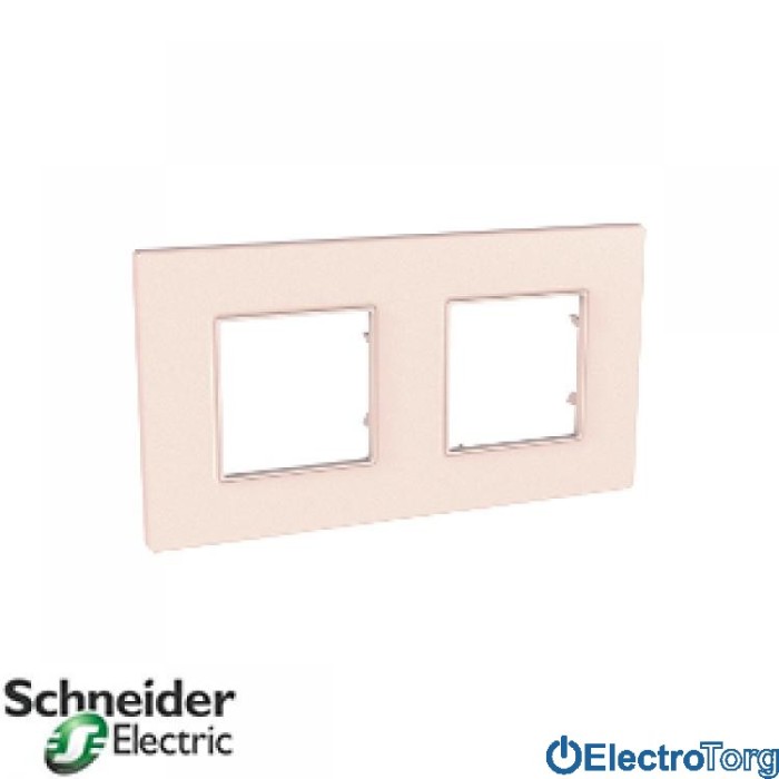 купить купить Рамка двойная горизонтальная Unica Quadro Natura Schneider