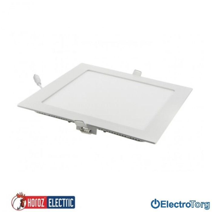 купить купить Панель врезная LED (квадрат) 195x195мм SMD 15W 2700K/4200K/6400К 900Lm 220-240v HOROZ ELECTRIC  