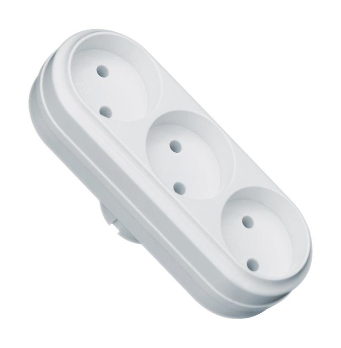 Розгалужувач б/з, 3 гнiзда, 10А (РВ10 - 030)