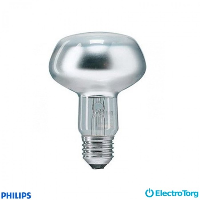 купить купить Лампа рефлекторная R80 100 W E27 (матовая) PHILIPS  