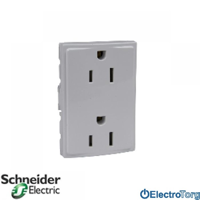 Розетка американская 16А белая Unica Schneider