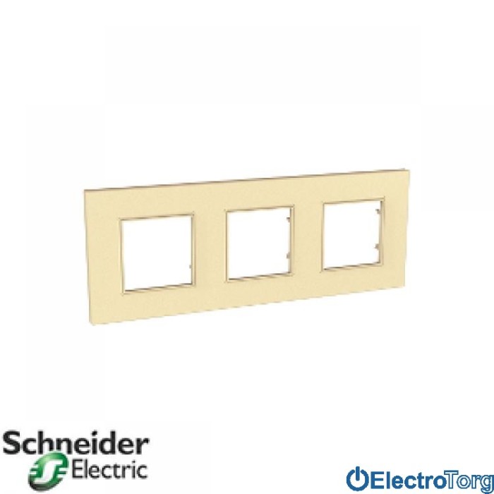 купить купить Рамка тройная горизонтальная Unica Quadro Natura Schneider  