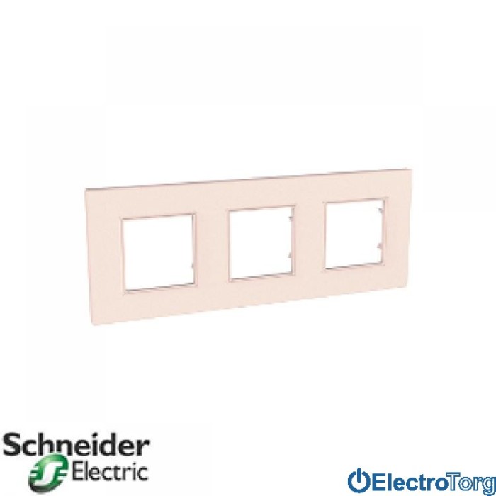 купить купить Рамка тройная горизонтальная Unica Quadro Natura Schneider  