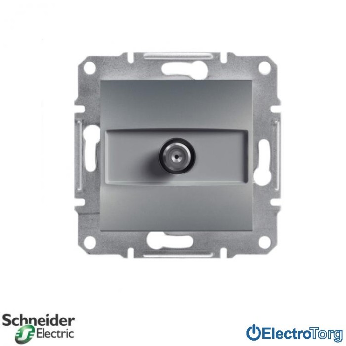 купить купить Розетка SAT оконечная (1 dB) сталь Asfora Schneider Electric (Шнайдер Электрик)  
