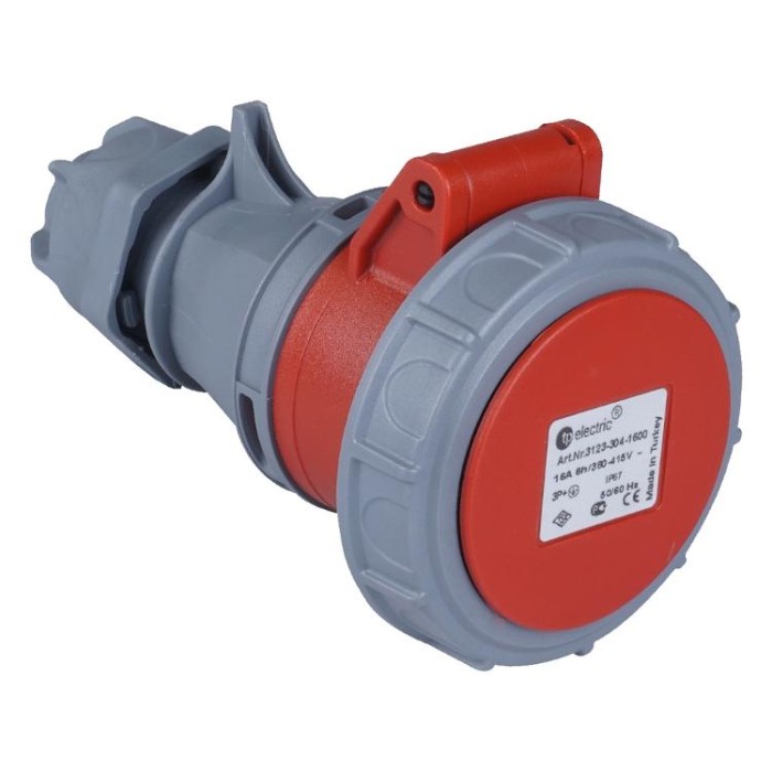 купить купить Розетка силова 32А/4 (3Р+РЕ) IP67, TP electric (3127-304-1600)  