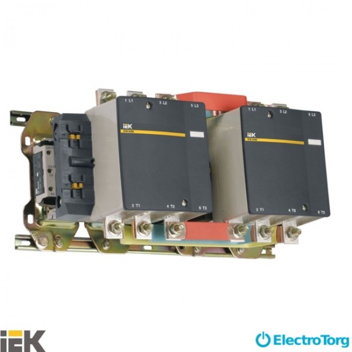 купить купить Контактор КТИ-64003 реверс 400А 380В/АС3 ИЭК(IEK)  