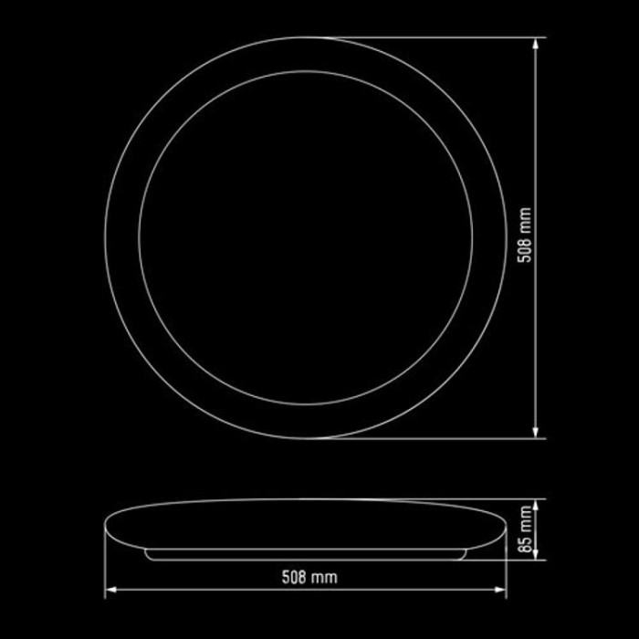 купить купить Светильник светодиодный Biom SMART SML-R09-80 3000-6000K 80Вт с д/у  