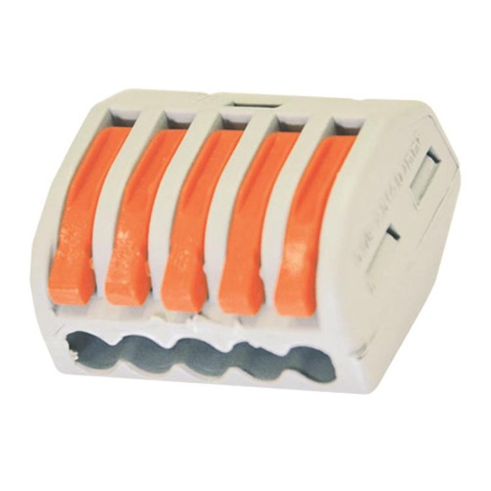 Клема з’єднувальна універсальна 5 отворів