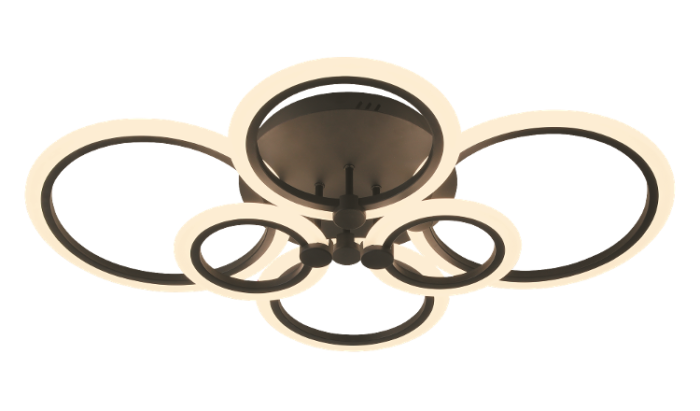 LED світильник VELMAX V-СL-NAOMI-R, max 120W, 3000K-6500K, 7700Lm, пульт ДК