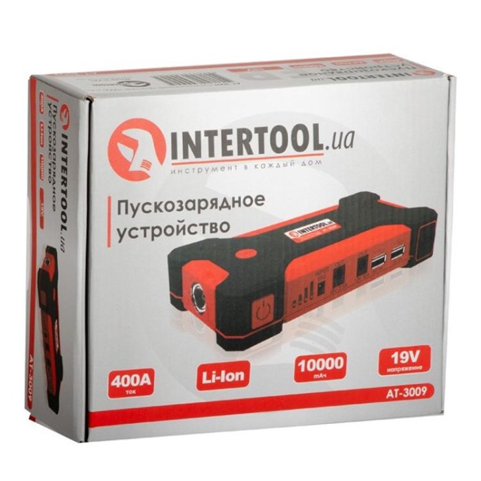 купить купить Пускозарядное устройство 10000 mАч. INTERTOOL AT-3009  