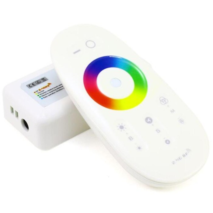 купить купить Контроллер RGBW OEM 24А-2.4G-Touch белый (6A*4канала)  