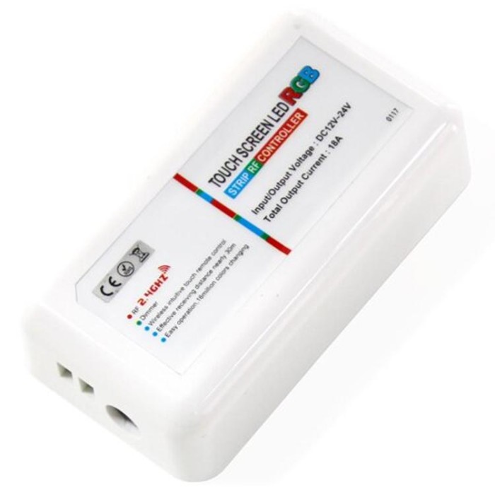 купить купить Контроллер RGBW OEM 24А-2.4G-Touch белый (6A*4канала)  