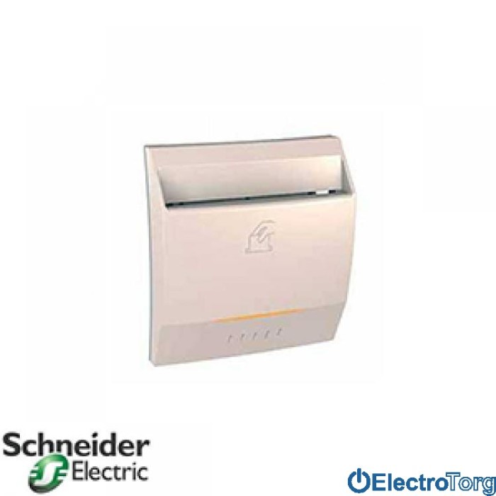 Карточный выключатель слоновая кость Unica Schneider