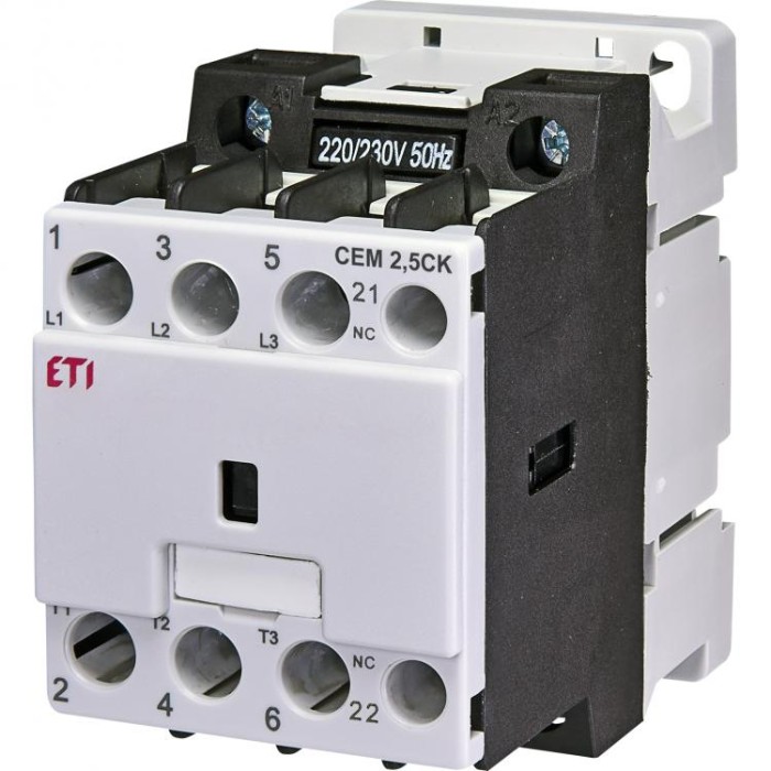 Контактор CEM 2,5CK.01 (2,5 кВАр, 400-440V) ETI