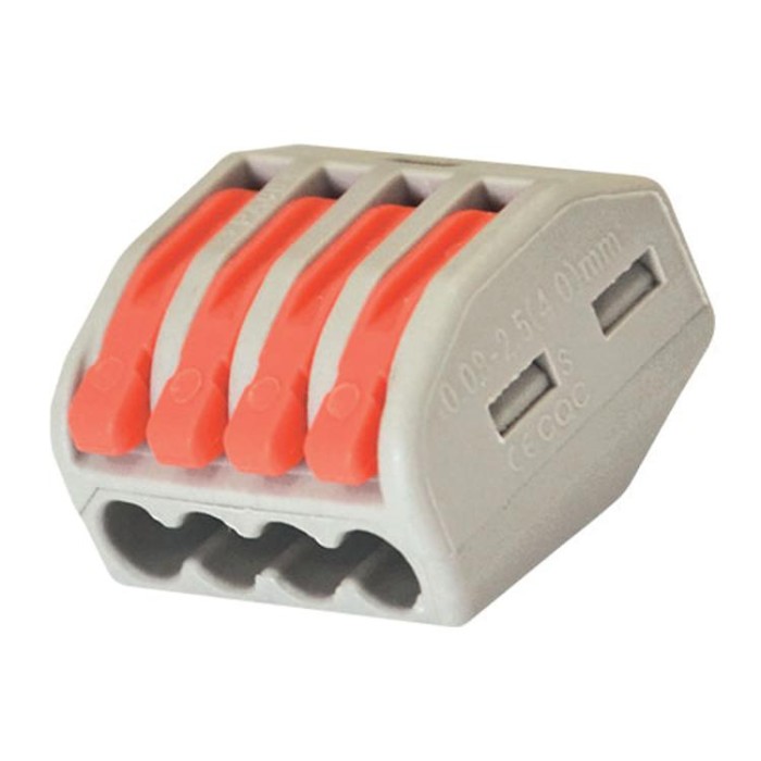 Клема з’єднувальна універсальна 4 отвори