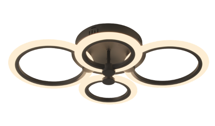 LED світильник VELMAX V-СL-NAOMI-R, max 65W, 3000K-6500K, 4500Lm, пульт ДК