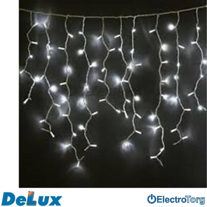 купить купить Гирлянда внешняя ICICLE 75LED IP44 EN DELUX (Делюкс)  