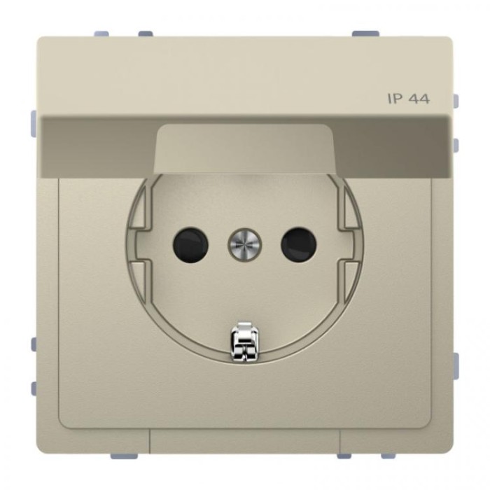 купить купить Розетка 16А с з/к и крышкой IP44 сахара Merten D-Life Schneider Electric (Шнайдер Электрик)  