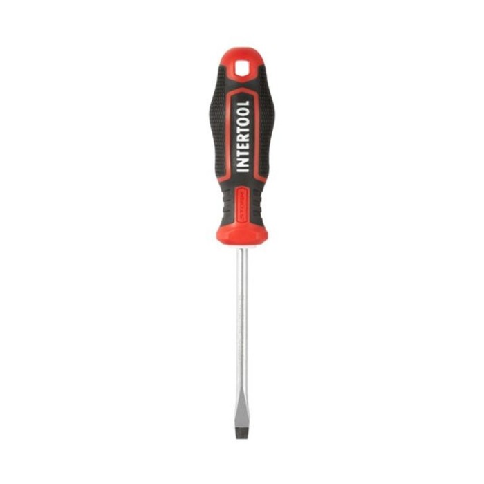 купить купить Отвертка шлицевая SL6.0*100 мм, S2, STORM INTERTOOL VT-3410  