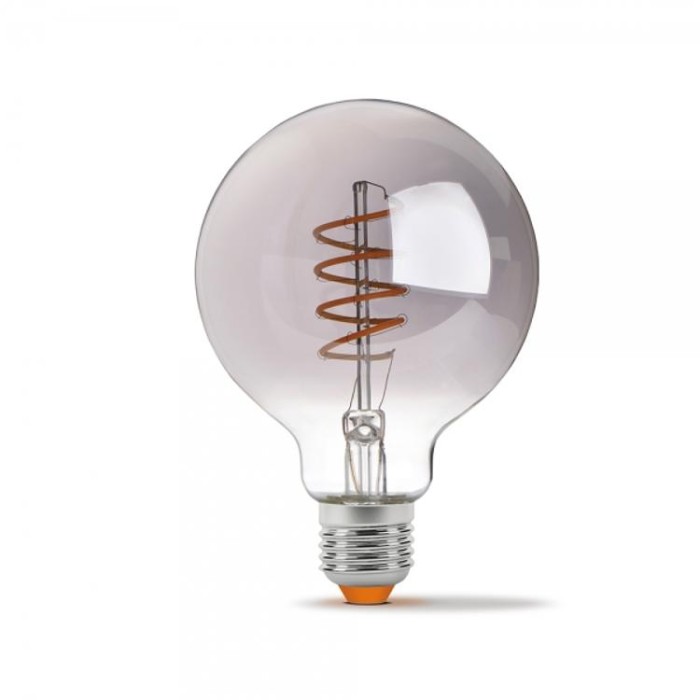 купить купить LED лампа Filament G95FGD 4W E27 2100K Диммерная графит VIDEX  