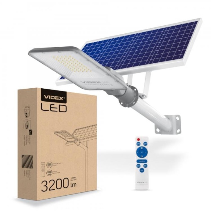 купить купить LED вуличний ліхтар автономний VIDEX  40W 5000K  