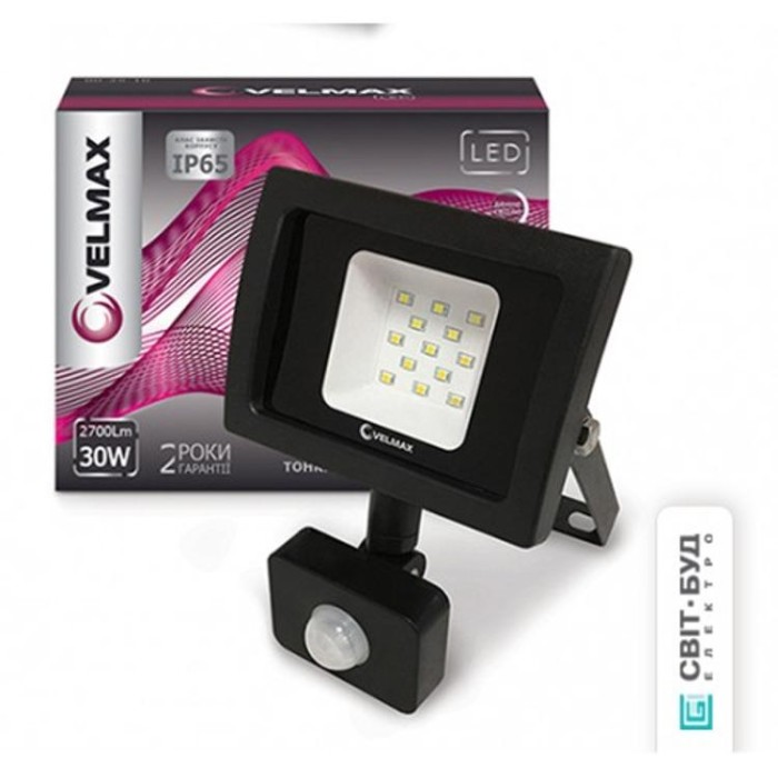 купить купить LED прожектор, 30W, 6200K, 2700Lm, угол 120° Velmax  