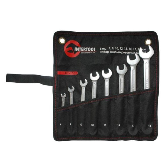купить купить Набор комбинированных ключей 8 шт. INTERTOOL XT-1002  
