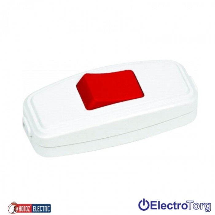 купить купить Выключатель для Бра красно-белый Horoz Electric  
