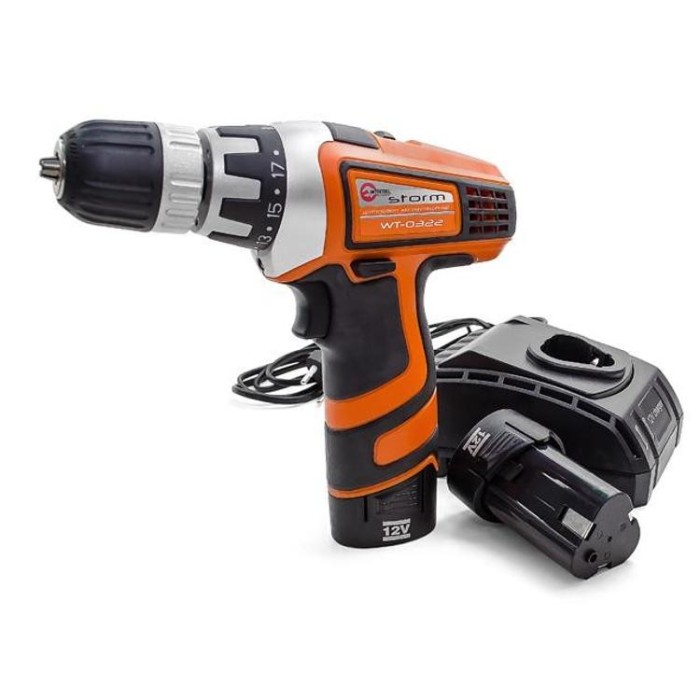 купить купить Дрель-шуруповерт аккумуляторная Li-Ion 12В INTERTOOL WT-0322  