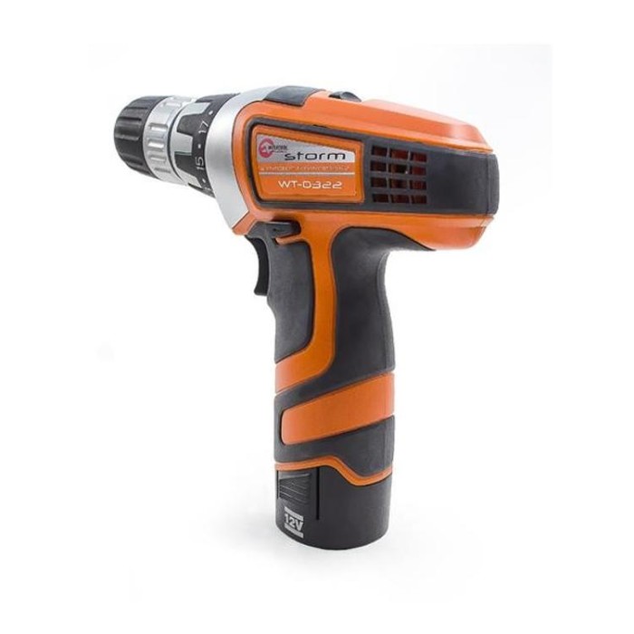 купить купить Дрель-шуруповерт аккумуляторная Li-Ion 12В INTERTOOL WT-0322  