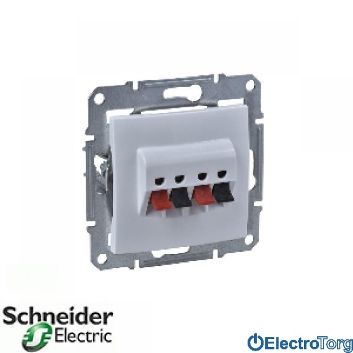 Акустическая стерео розетка белая Sedna Schneider Electric (Шнайдер Электрик)