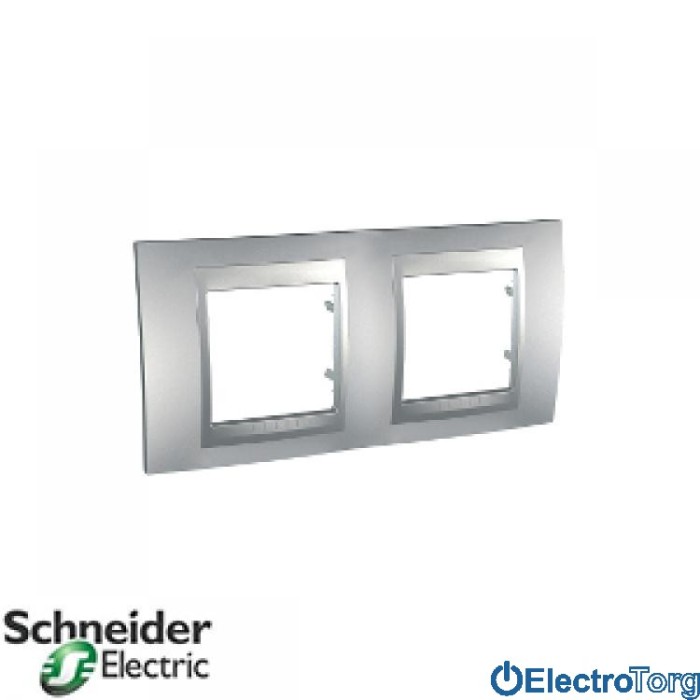 Рамка двойная горизонтальная Unica Top Schneider Electric