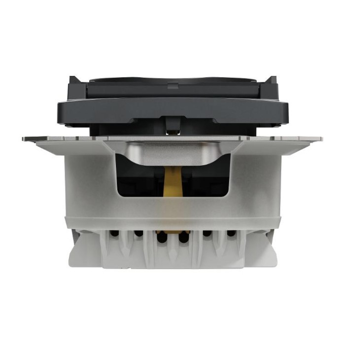 Розетка з заземленням, зі шторками, та з кришкою IP44 Чорний Sedna Design Schneider Electric