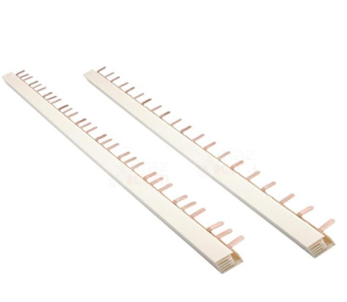 Шина з'єднувальна, тип PIN, 3P, 80A, 0,53м, 1мм, Cu/PC. (034 025 040004)