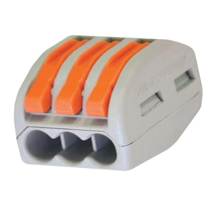 Клема з’єднувальна універсальна 3 отвори