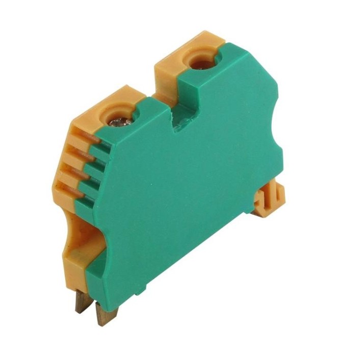 Клема з/з на DIN-рейку 10мм заземлення, Mutlusan (010 094 010009)