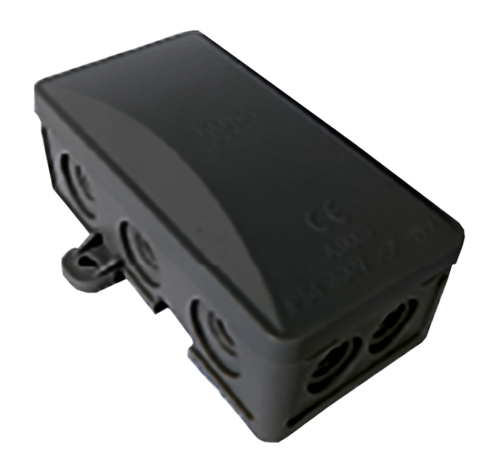 Коробка д/розвед. пров. PP-БС, відк.уст., 49(72)х94,5, h 40,5мм, IP54, чорна