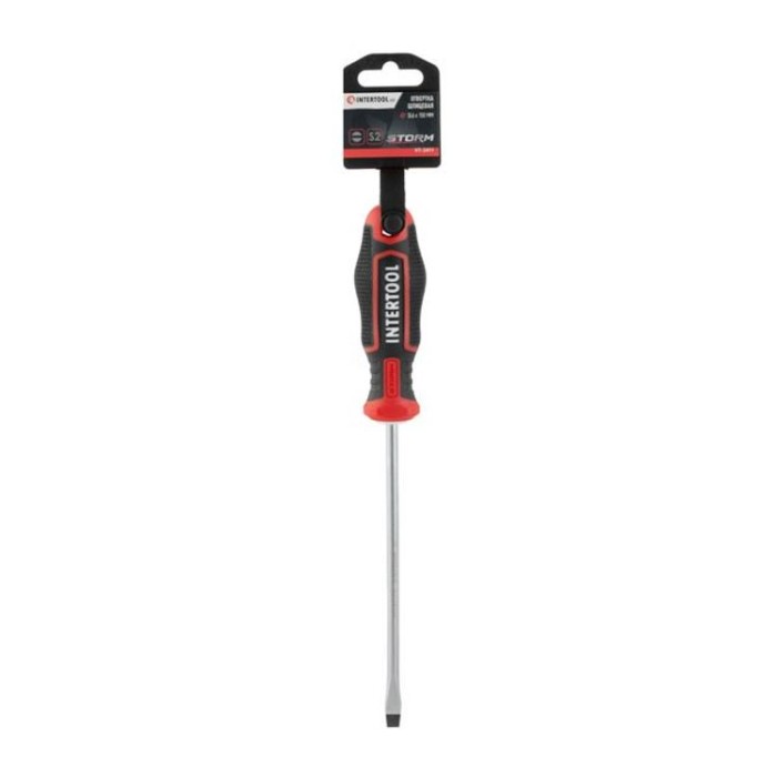купить купить Отвертка шлицевая SL6.0*150 мм, S2, STORM INTERTOOL VT-3411  