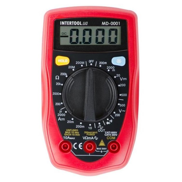 купить купить Мультиметр цифровой INTERTOOL MD-0001  