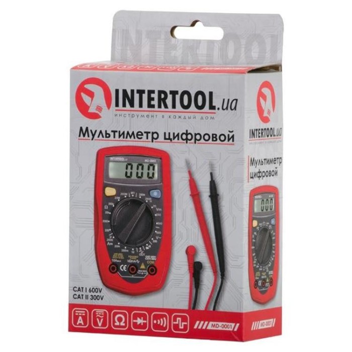 купить купить Мультиметр цифровой INTERTOOL MD-0001  