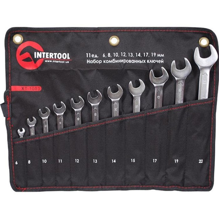 купить купить Набор комбинированных ключей 11 шт. INTERTOOL XT-1003  