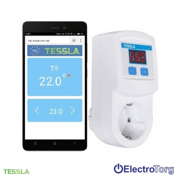 купить купить Умный терморегулятор TRW Wi-Fi TESSLA  