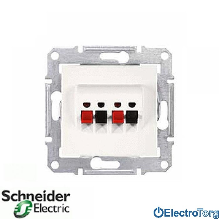 Акустическая стерео розетка модуль слоновая кость Sedna Schneider Electric (Шнайдер Электрик)