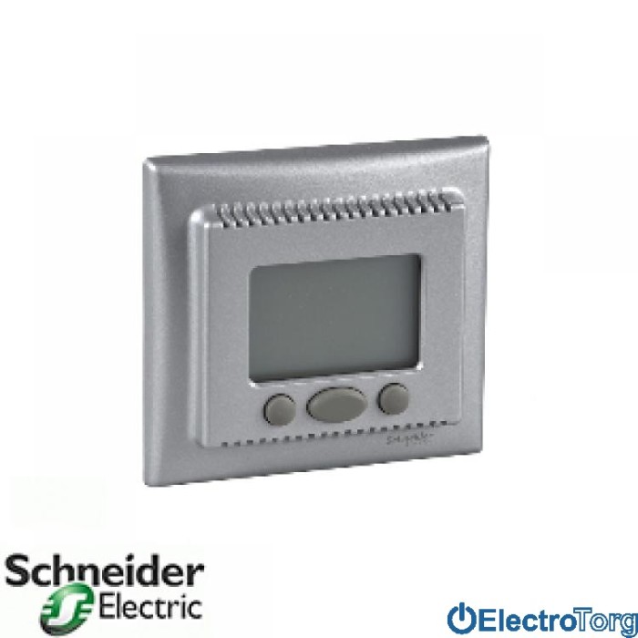 Термостат комфорт 16А алюминиевый Sedna Schneider Electric (Шнайдер Электрик)