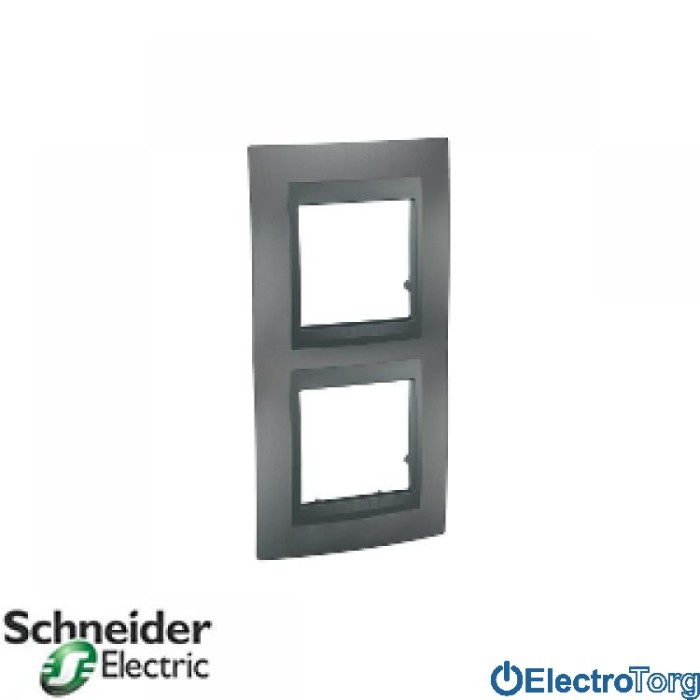 Рамка двойная вертикальная Unica Top Schneider