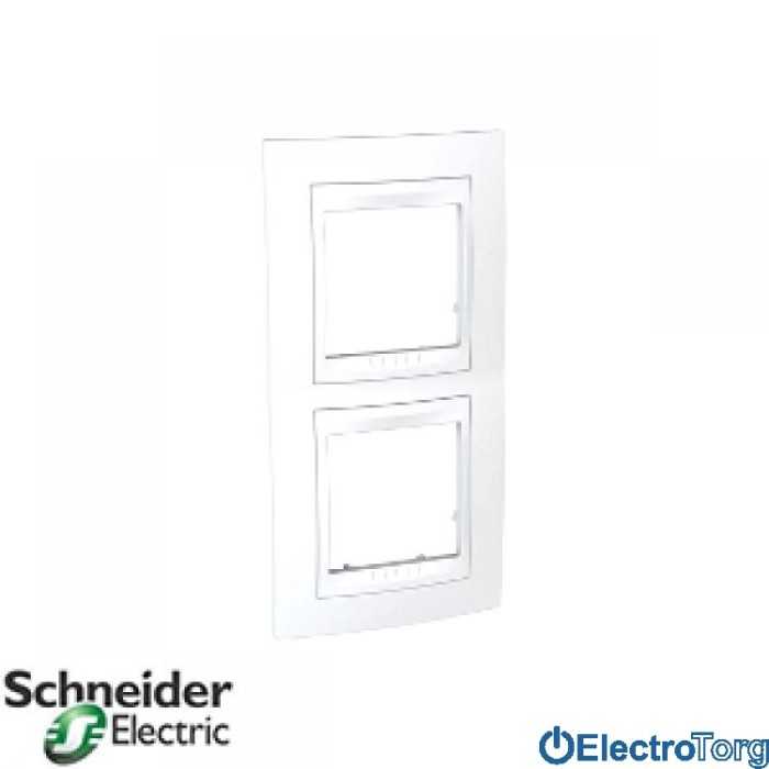 Рамка двойная вертикальная Unica Top Schneider